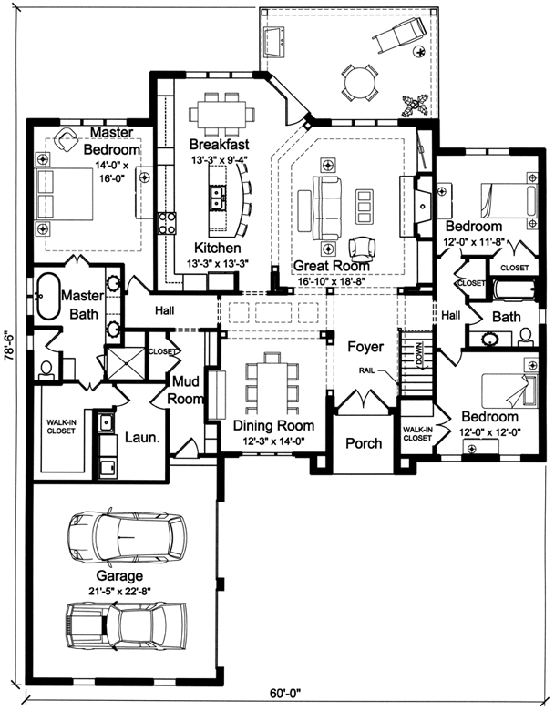 609x780 New House Plans Drawn By Studer Residential Designs