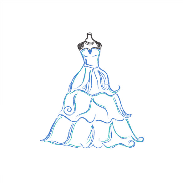 585x585 Good Free Wedding Dress Patterns Download 91 With Additional