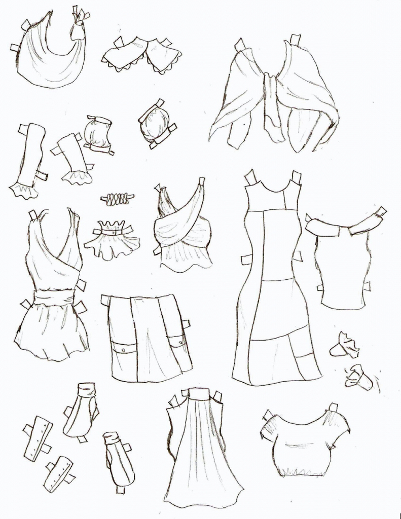 791x1024 Drawing Anime Clothes How To Draw Anime Clothes Dress Sketch