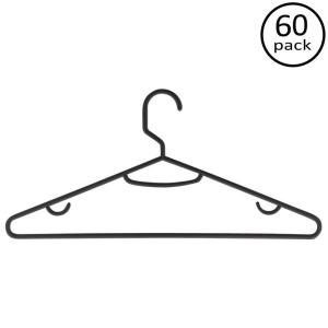 300x300 Honey Can Do Black Recycled Plastic Hangers (60 Pack) Hngz01520