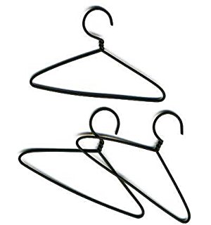 300x320 Miniature Wire Clothes Hanger