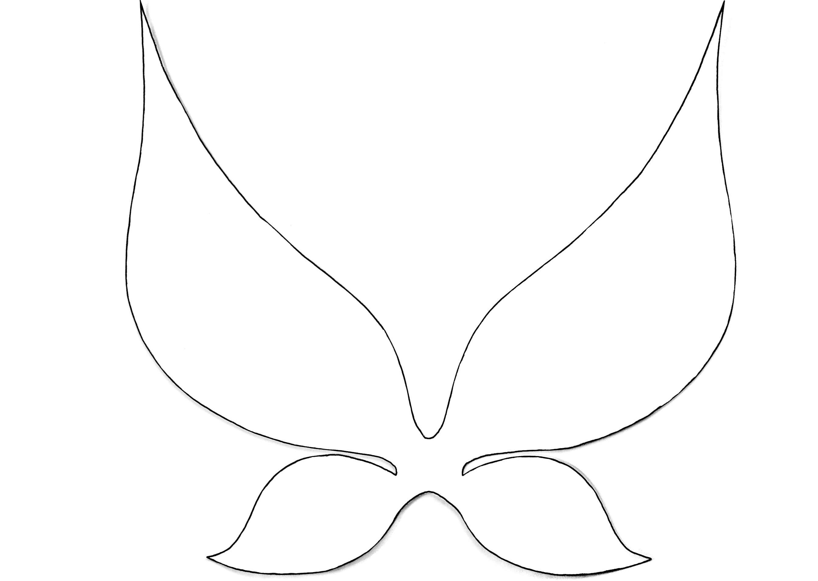 2685x1907 Fairy Wing Template