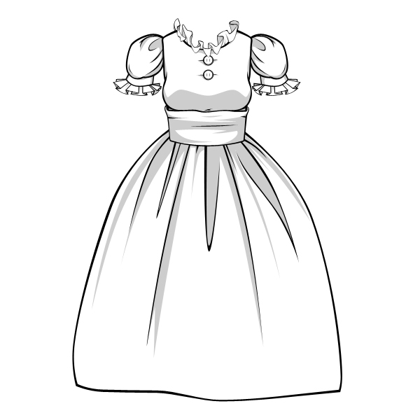 600x600 How To Draw Complex Folds And Ruffles In Fabric And Clothing