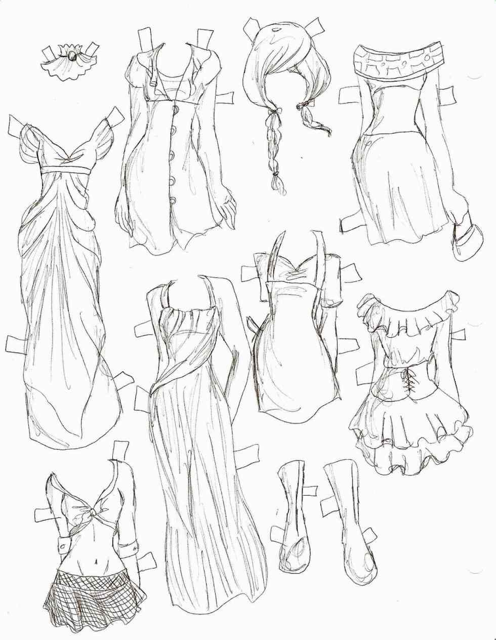 980x1264 Sketch How Clothing Step By Fashion Pop Culture Free How Anime