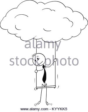 300x383 Cartoon Dream Cloud Stock Vector Art Amp Illustration, Vector Image