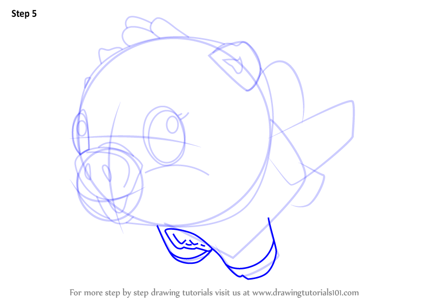 846x600 Learn How To Draw Cloud Pigpiper From Hatchimals (Hatchimals) Step