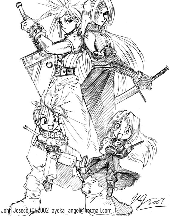 565x720 Cloud And Sephy By Johnjoseco