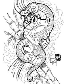 236x295 Japanese Geisha Zombie Tattoo Picture