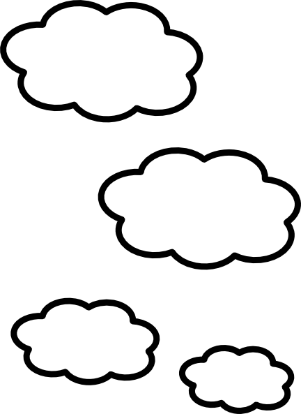 432x593 Clouds Clip Art