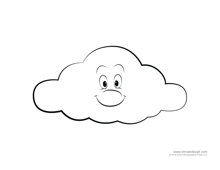 728x563 Cloud Kids Coloring Sheet