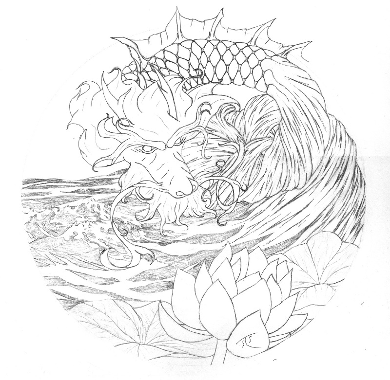 800x781 Lotus And Dragon Rev 2 By Cloud Dragonz