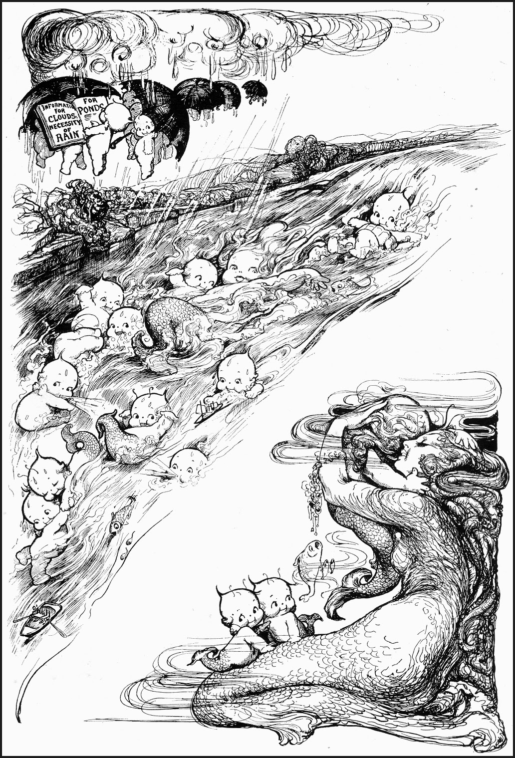 1032x1519 Drawing With Pen And Ink By Arthur L. Guptil ~ 1930 Null Entropy