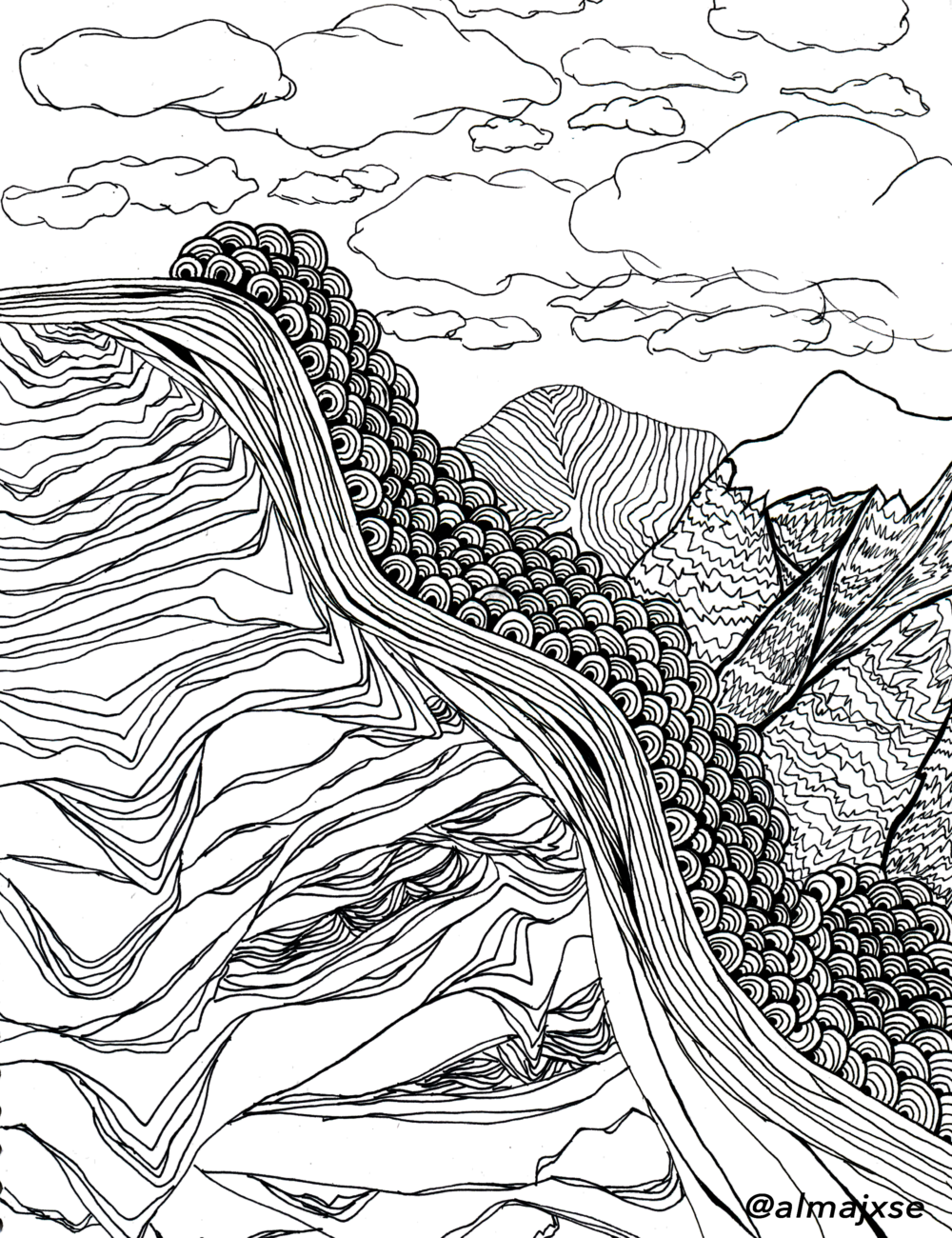 1000x1300 Linework Claireelline