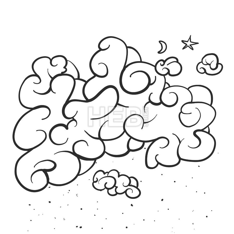 900x900 Comic Cloud Background Sketch Cloud And Sketches