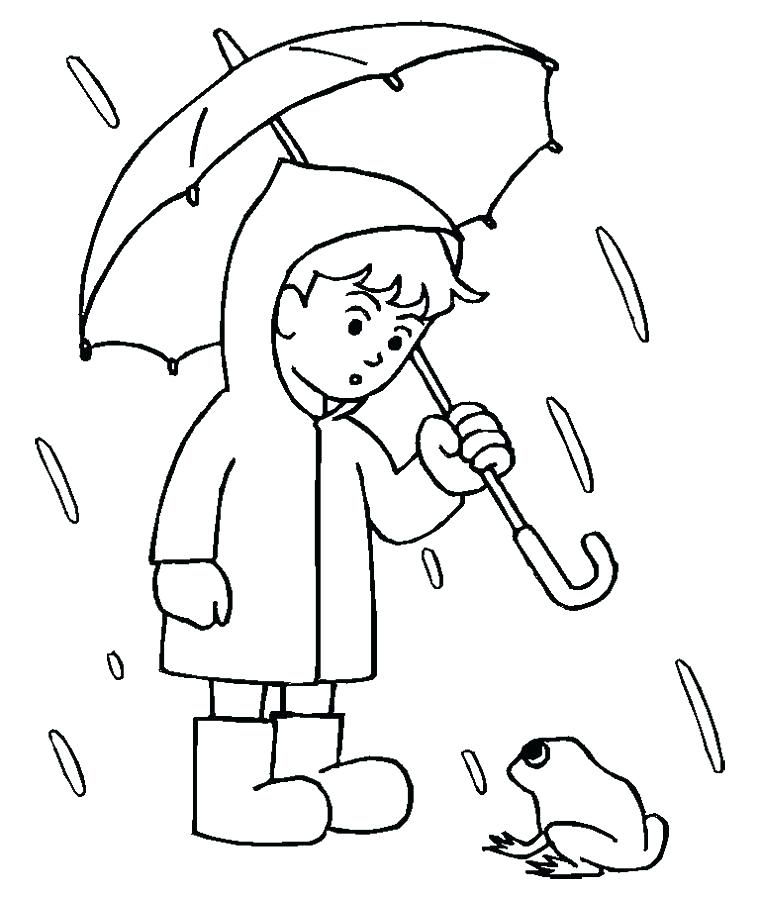 760x899 Rainy Day Coloring Pages To Print About Remodel For Kids Download