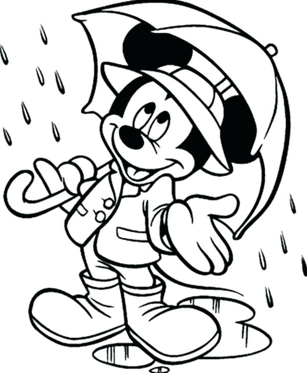 600x729 Weather Coloring Pages Weather Coloring Pages Cloudy Weather