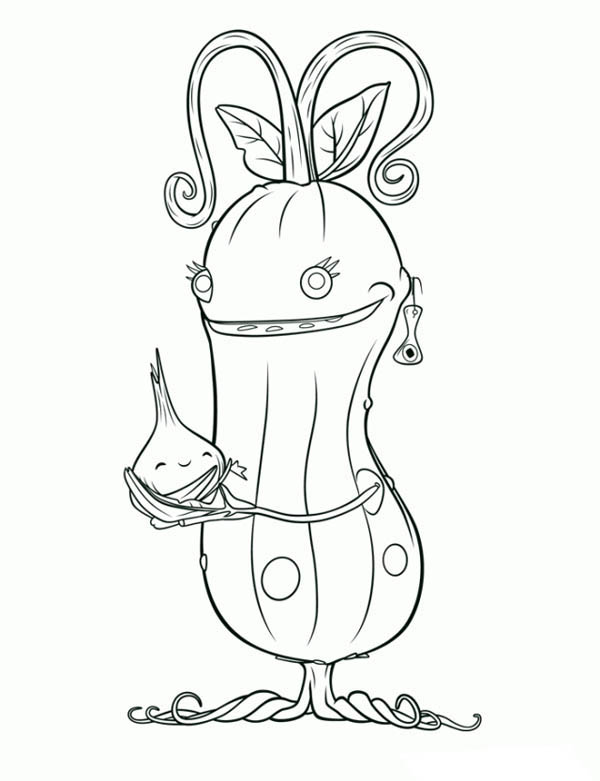 600x781 Mommy Pickle In Cloudy With A Chance Of Meatballs Coloring Pages