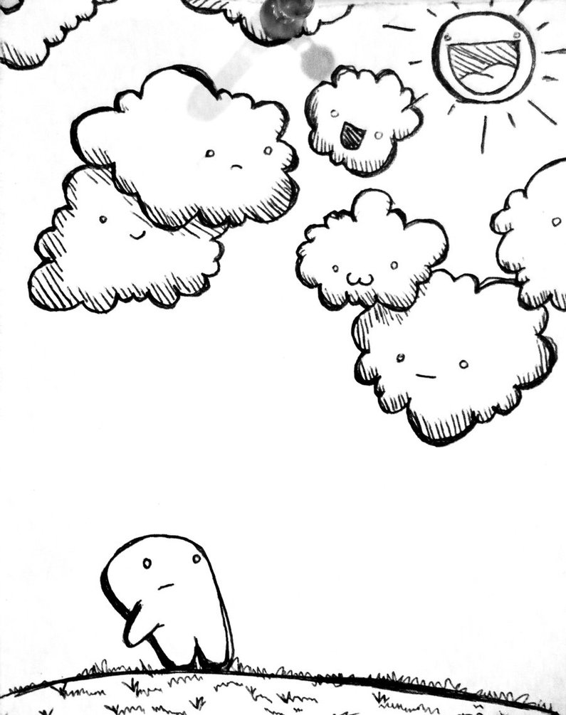 795x1005 Cloudy Day By Clayangelartistry