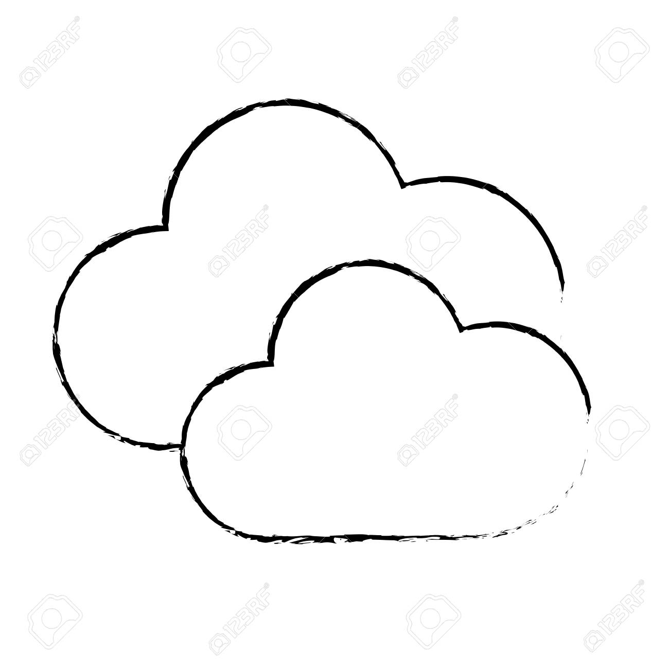 1300x1300 Figure Nice Clouds Weather Of Sky Royalty Free Cliparts, Vectors