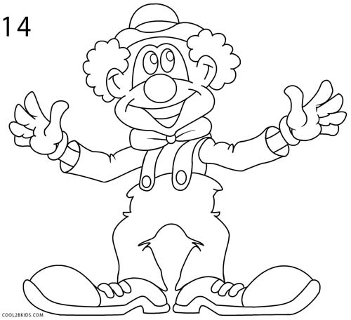 500x456 How To Draw A Clown (Step By Step Pictures) Cool2bkids