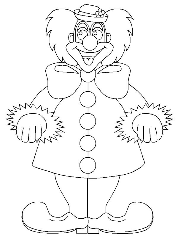 600x800 How To Draw Circus And Carnival Clown Coloring Pages Bulk Color