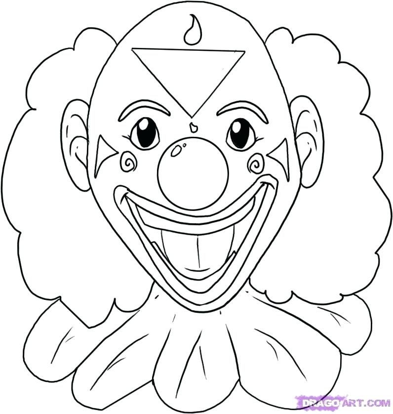 796x838 Top Rated Clown Coloring Pages Images Coloring Pages Draw A Clown