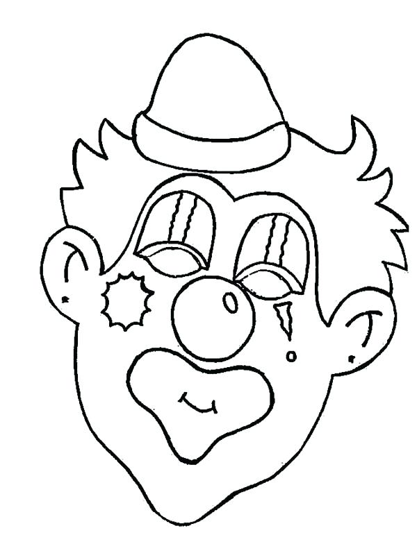 600x807 Evil Clown Coloring Pages Coloring Clown Free Scary Coloring Pages