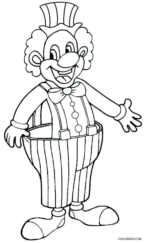 480x799 Coloring Pages Clown Clown Outline 3 Coloring Pages Of Clowns