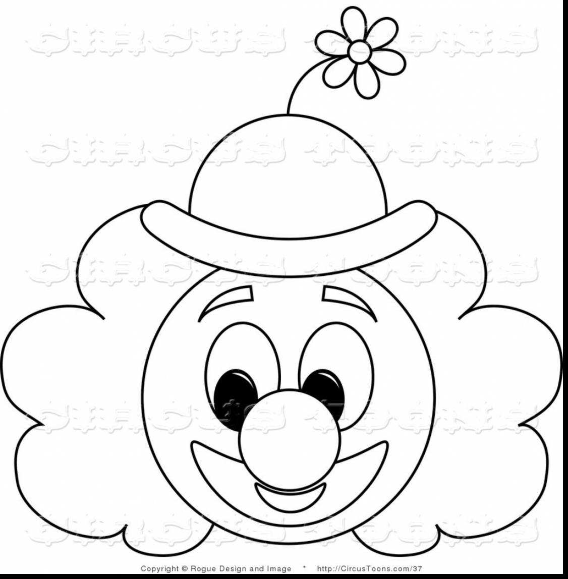 1126x1148 Brilliant Clown Face Coloring Page With Martin Luther King Jr