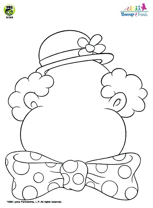 504x684 Clown Faces To Color Sad Clown Birthday Clown Coloring Page Blank