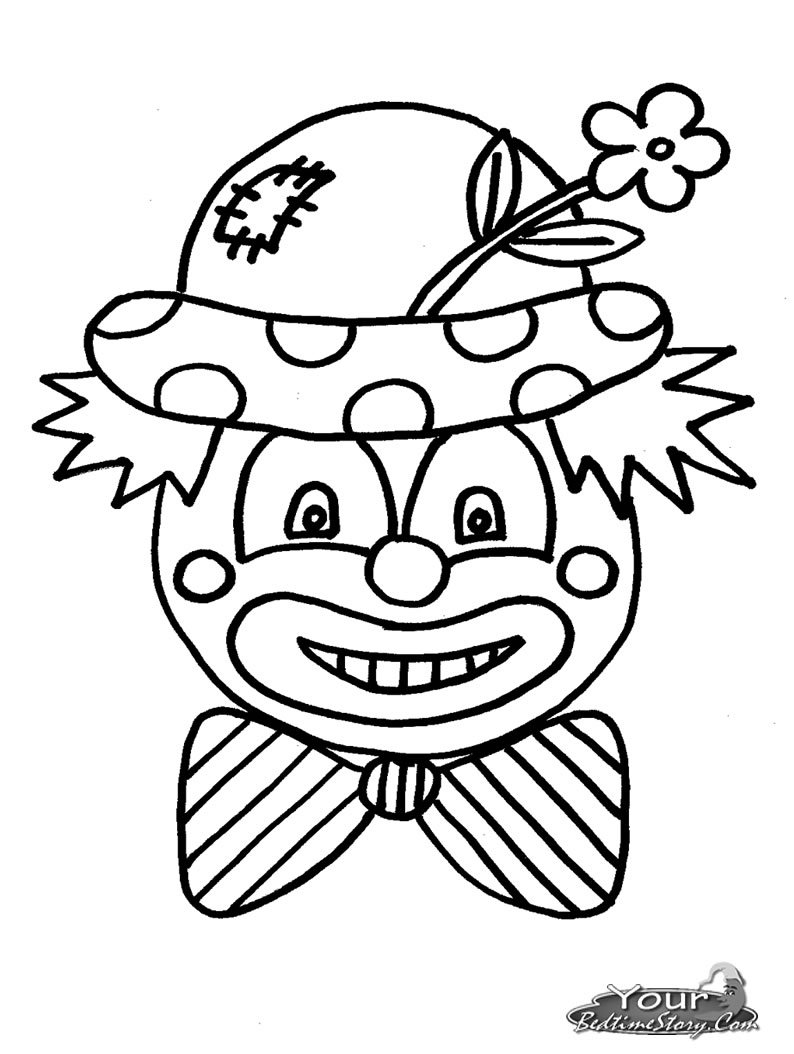 Clown Faces Drawing at GetDrawings.com | Free for personal use Clown