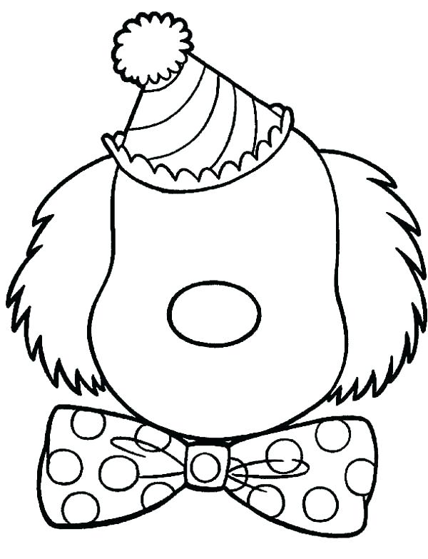 600x783 Coloring Pages Clown Clown Face Coloring Pages Coloring Pages