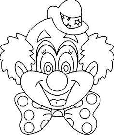 236x279 Drama Clown Faces Coloring Pages Circus Clown Faces