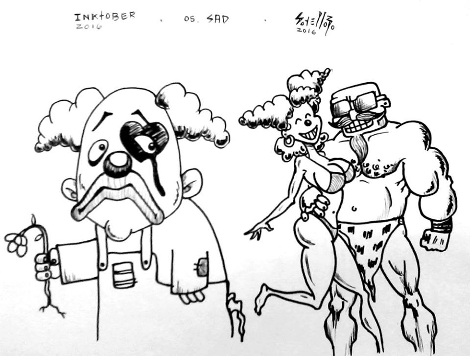 960x727 Sad. Payaso, Clown, Triste, Sexy, Girl, Circo, Circus, Draw