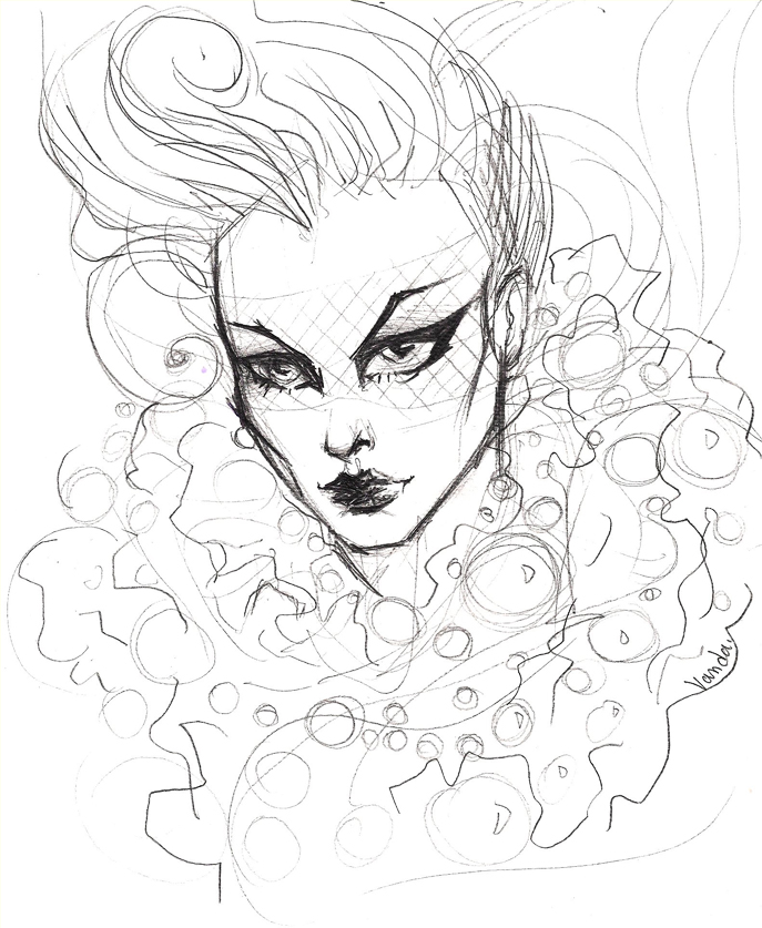 687x837 Eyes By Mad Girl Clown