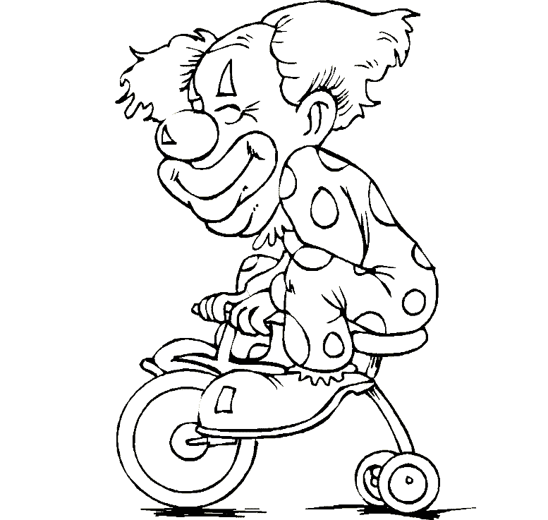 777x737 Cute Clown Coloring Pages. 52 Best Circus Coloring Pages Images