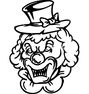 380x400 Scary Halloween Clowns Drawings Festival Collections