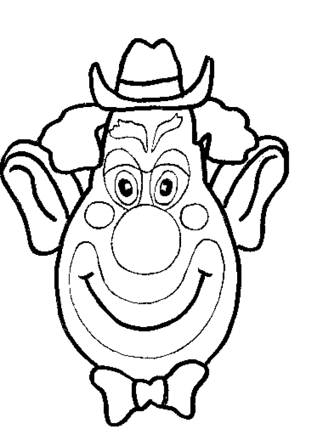 651x900 Clown Faces Coloring Pages 533062
