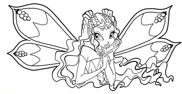 600x312 Drawing Princess Bloom Winx Club Coloring Pages Batch Coloring