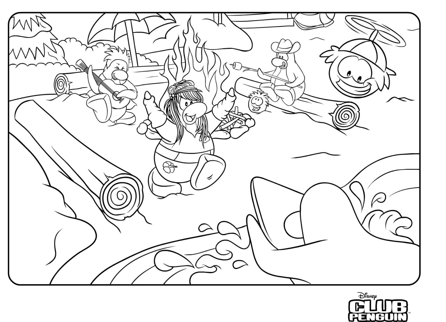 1493x1080 Httpcolorings.coclub Penguin Coloring Pages For Girls
