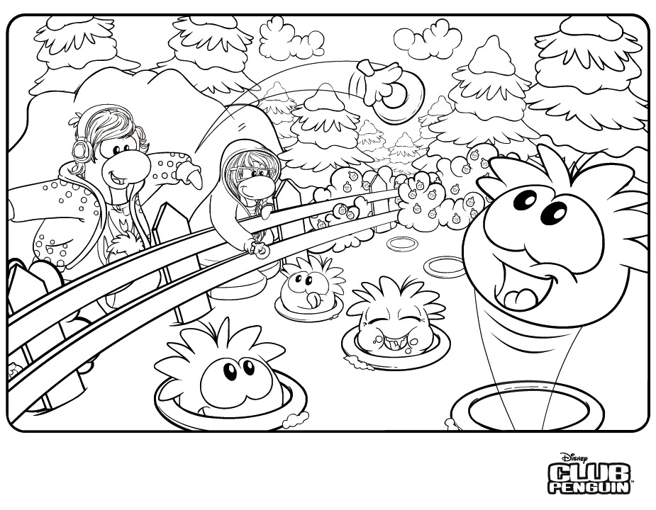 925x720 Club Penguin Coloring Pages Free Bebo Pandco