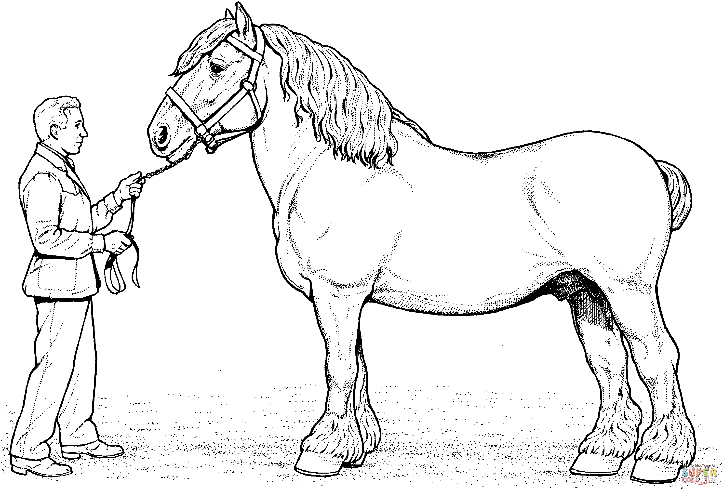2946x1997 Clydesdale Horse Coloring Page Free Printable Coloring Pages