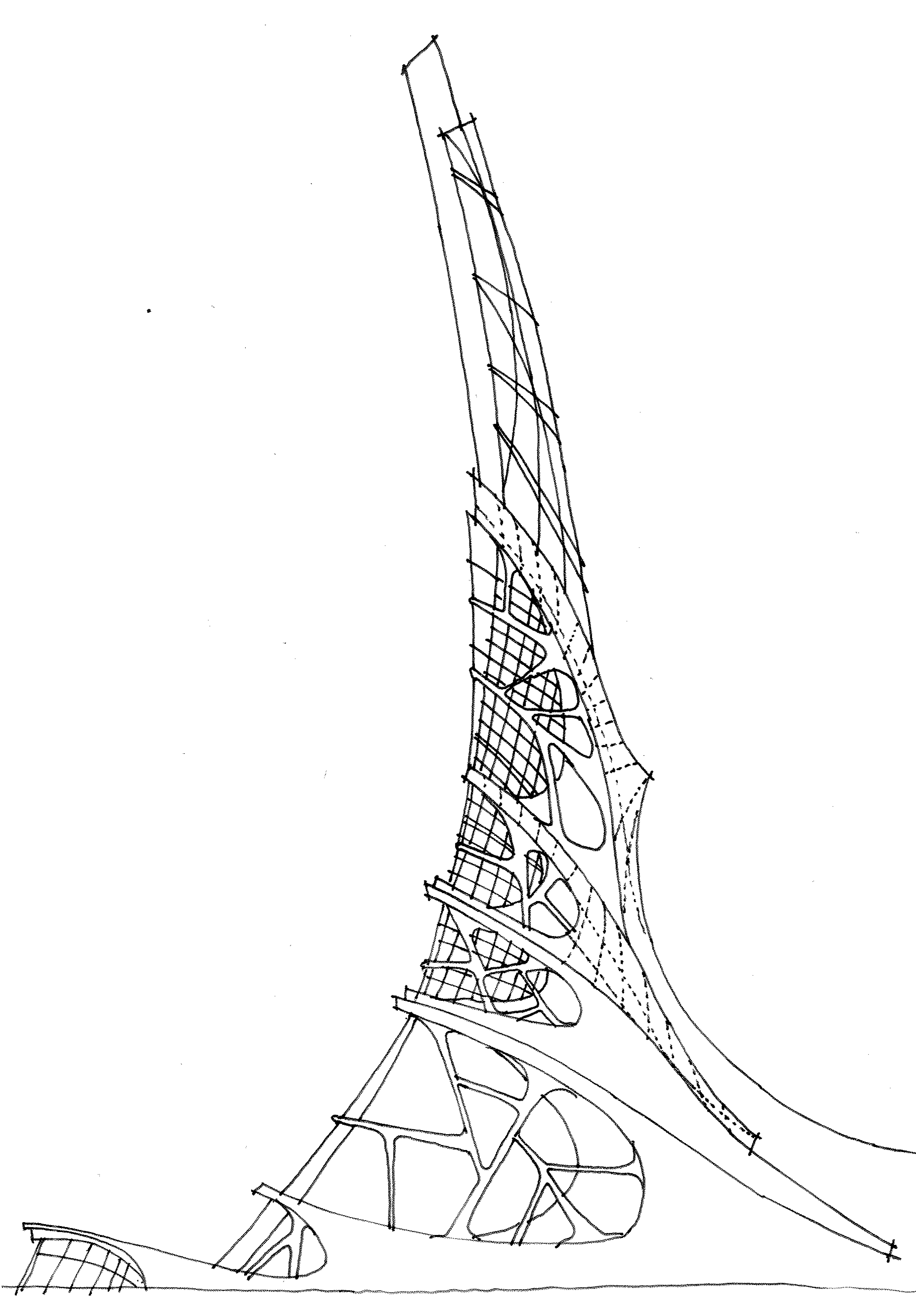 2780x3996 Biomorphic Tower Concept Textures Tower