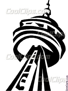 227x300 Cn Tower Vector Clip Art