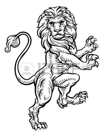 341x450 Unicorn And Lion Heraldic Coat Of Arms Crest Royalty Free Cliparts