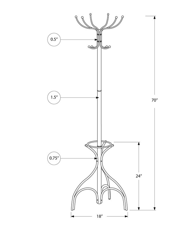 Coat Rack Drawing at GetDrawings | Free download