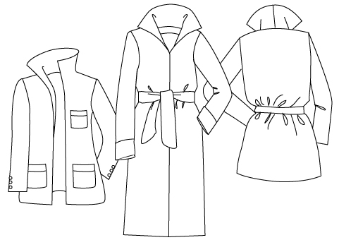 481x340 Sewing Patterns, Download The Roll Collar Coat Sewing Pattern