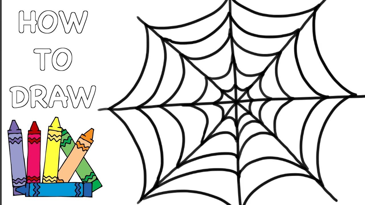 1280x720 How To Draw A Cobweb