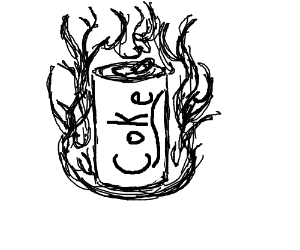 300x250 A Coca Cola Can Jumping Off A Cliff.