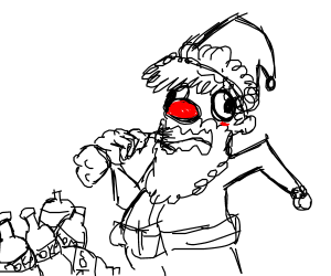 300x250 Coca Cola With Santa Clause